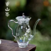 高硼硅耐高溫玻璃綠茶壺水仙壺日式冷泡茶專用泡茶壺家用功夫茶具中式茶藝 茶道用具 厚實茶道 禮物禮品 質感禮物