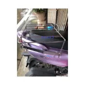 (店+)((新北新莊箱架屋)) 新 WOO  NEW WOO 100 機車貨架 載貨的好幫手  專用 上下叉架 貨架 載貨架 警語：本產品為鐵製材料，製造過程中可能產生細小肉芽或尖銳邊緣，使用時請注意安全，以免造成割傷或擦傷。建議配戴防護手套操作
