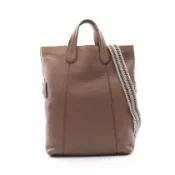【DOKODEMO】【二手】Tod's TOD'S兩用托特包，灰褐色皮革，女士，二手 B