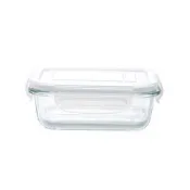【NITORI 宜得利家居】耐熱玻璃保存容器 370ml 長方形(玻璃保存容器)