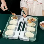 臺灣嚴選包餃子神器家用廚房懶人手工餃子器專用模具創意家庭套裝水餃壓皮