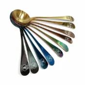 正晃行AKIRAKOKI 咖啡器具 不鏽鋼食品級真空鍍鈦杯測匙 SCS-304 正晃行 AKIRAKOKI
