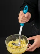 協貿國際日用品生活8館 onlycook 家用壓泥器不銹鋼搗泥器 嬰兒輔食搗碎器工具土豆泥神器