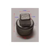 (店+)4分牙塞 304不鏽鋼 塞頭 管塞 牙塞頭 管塞頭 堵頭 白鐵塞頭 外牙塞頭 止水塞頭 鐵管塞頭 管帽 塞子