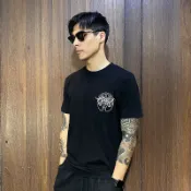 美國百分百【全新真品】OFF-WHITE T恤 棉質 潮牌箭頭 上衣 短袖 logo 短T 黑色 CD84