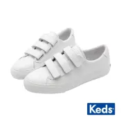 Keds JUMP KICK V 時尚皮革魔鬼氈厚底休閒小白鞋 9243W123019/WH67865