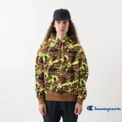 Champion AS草寫Logo迷彩連帽Tee(棕色)