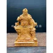 【東天佛俱】崖柏木關公 關聖帝君 武財神關公 3寸6 小神尊 小神像 小神明 神像木雕 供奉擺件 居家擺飾