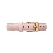 【Daniel Wellington】Petite Croc Rouge 12mm粉色鱷魚壓紋皮革錶帶(DW錶帶 DW00200311)