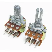 [RWG] WH148 電位器 可調電阻 可變電阻 雙聯 柄長15mm