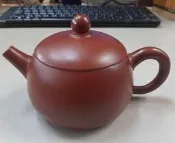 二手鋪 NO.7798 紫砂壺 徐漢棠 大紅袍 西施壺 1968 顧景舟之徒 土胎好 精選茗壺 中國宜興