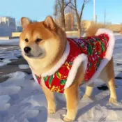 臺灣熱賣🔥柴犬新年寵物小中大狗狗貓咪秋冬過年衣服泰迪東北大花襖金毛柯基 寵物衣服  狗衣服 貓衣服 新年招財衣 