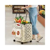 (店+)多功能手推車 小拖車 折疊式家用購物車 拿快遞買菜小拉車