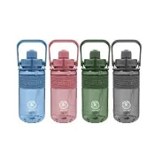 【GREEN BELL 綠貝】手提彈跳吸管運動太空水壺1500ml-附背帶(大容量 提把 耐摔 寬口 健身 不含BPA)
