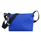 【LONGCHAMP】LONGCHAMP LE PLIAGE ENERGY經典LOGO拉鍊再生尼龍肩背包(小/鈷藍)