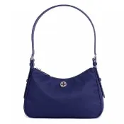 【TORY BURCH】ELLA尼龍防水輕量拉鍊式肩背包(海軍藍)