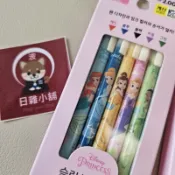 【現貨】韓國 DAISO 大創 迪士尼公主系列 0.7原子筆5色