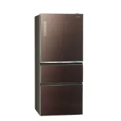 (店+)【Panasonic 國際牌】NR-C611XGS-T 610公升 玻璃三門變頻冰箱曜石棕(含基本安裝)