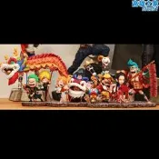 海賊王 gk 新春喬巴索隆山治魯克弗奇 路飛娜美舞龍舞獅手辦