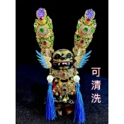 ⚠️可清洗 3吋6 金花 金虎爺 頸圈  頭花 虎爺項鍊 （商品描述有標價）新港奉天宮 黑虎將軍餓