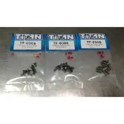 TITAN 鈦螺絲 平頭 3x6mm (10pcs) TF-0306 TF-0308 TF-0310 (出清品).