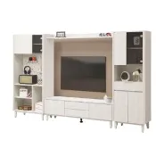 【MUNA 家居】蓁妮9.6尺組合電視櫃/全組/G16+G18+G20+G15(電視櫃 收納櫃 櫥櫃)