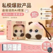 【望舒🌙】跨境批發AI  工智慧潮玩豆 毛絨電子寵物朵朵喵對話 禮物