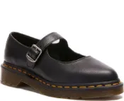 Dr.Martens ELPHIE MJ VIRGINIA 芭蕾舞鞋 娃娃鞋 淑女鞋 黑色女鞋