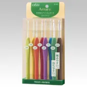 (店+)【Clover】Clover 可樂牌 Amure 彩色鉤針組 43-321