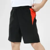 (店+)運動短褲男童冰絲涼感排汗速乾跑步短褲夏天男生休閒居家五分褲兒童排球籃球褲登山短褲彈性鬆緊带冰涼褲子健身涼感褲膝上慢跑短褲