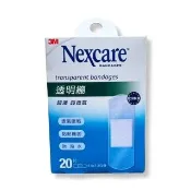【3M】透明繃 20入/盒(超薄 超透氣)