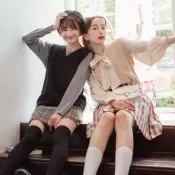OB嚴選 V領粗針織包芯紗毛衣背心 《FA2505》大尺碼/女裝/現貨