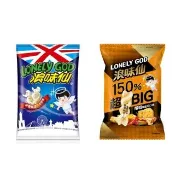 【浪味仙】LONELY GOD 浪味仙洋芋卷 任選2包 (田園蔬菜口味95g/熔岩辣起司口味89g)