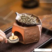 優選免運 烤茶爐 日式粗陶蠟燭烘茶爐香薰烤茶爐陶瓷茶葉提香器功夫茶具醒茶溫茶爐