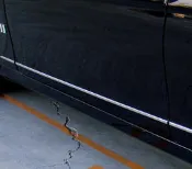 圓夢工廠 Benz W204 C180 C200 C250 C300 2007~2014 鍍鉻銀車門車身飾條 左前門中條