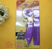 輪刀=拼布材料縫紉用品 台灣製造 高級專業用Rotary Cutter (裁刀) 直徑45mm