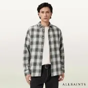 【ALLSAINTS】KELBY 格紋寬鬆公羊頭骨長袖襯衫 M043SE(舒適版型)