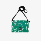 全新現貨 Marimekko 綠色休閒風旅遊包肩背包 罌粟花 環保袋 單肩包 北歐 芬蘭 潮牌 休閒零錢包收納包