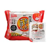 (店+)【IRIS】低溫製法微波白飯 10入裝 (150g/180g/200g/即食飯/日本米/颱風/微波食品/防災/地震)