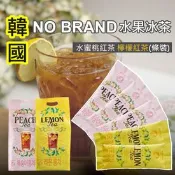 【生活市集】【NOBRAND】韓國水果茶 水蜜桃紅茶 檸檬紅茶 沖泡茶包 韓國風味茶