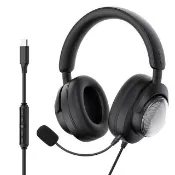 【TOTU】降噪耳罩式Type-C耳機 頭戴式有線 ENC 線控/通話/高清/麥克風 SoundM 支援iPhone18/安卓/手機/平板
