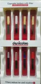 ㊣原廠正品㊣德國 Denicotea 2018鋼質 6MM 銀色千鳥格嘴 煙斗 濾嘴 煙嘴 濾芯 濾心