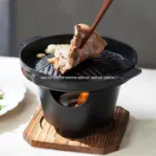 🔥臺中出貨🔥韓式一人烤爐迷你烤爐燒烤盤無不粘鍋烤盤火鍋套裝