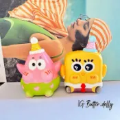 🧁奶油小舖🧁現貨供應 海綿寶寶派大星 慢回彈 解壓玩具