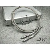 Edison audio 銀河旗艦 方芯銅RCA 訊號線 一對2條不含鋁盒
