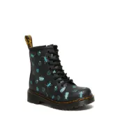 Dr. Martens 馬汀 1460 黑暗蟲子中發光 Hydro 皮革女童馬丁靴