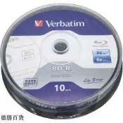 Verbatim威寶25G50G100G藍光空白光蝶BD-R刻錄盤DL可打印XL光蝶片