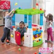 娃娃國【美國Step2 扮演系列-歡樂球屋(2Y)】可搭配遊戲彩球.提升幼兒動作協調性.夏日必備
