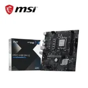 微星 PRO H810M-E 主機板+美光 PRO D5 16G 6000 超頻 黑散熱片