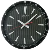 有發票 實體店面 42公分【時間光廊】SEIKO 日本精工 立體時標 滑動式秒針 靜音掛鐘 QXA802K